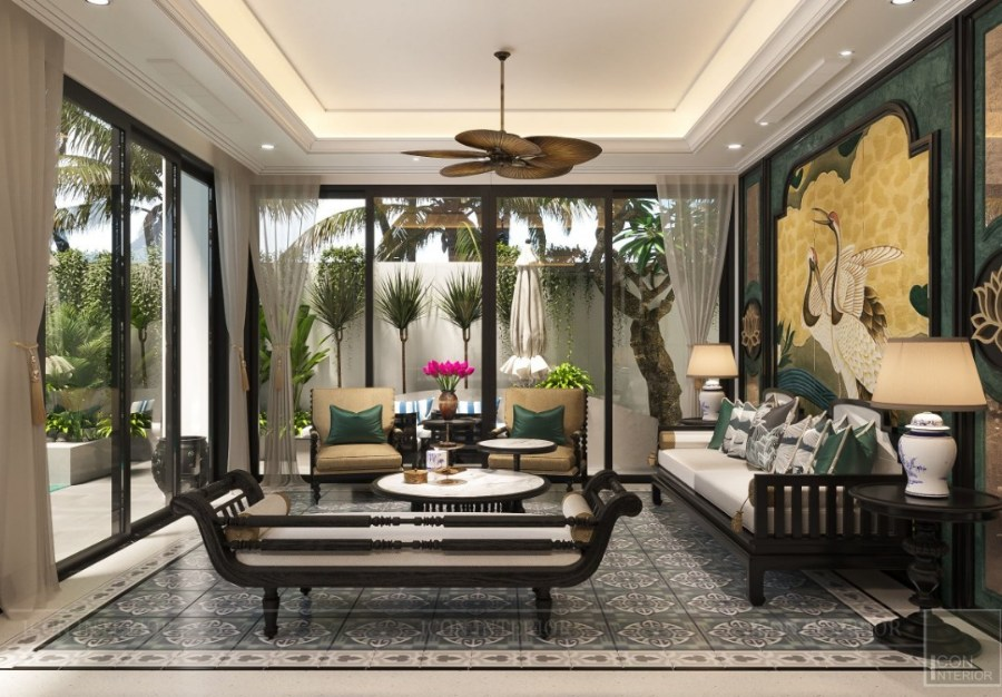 Một phong cách thiết kế kết hợp giữa nét truyền thống và kiến trúc Pháp