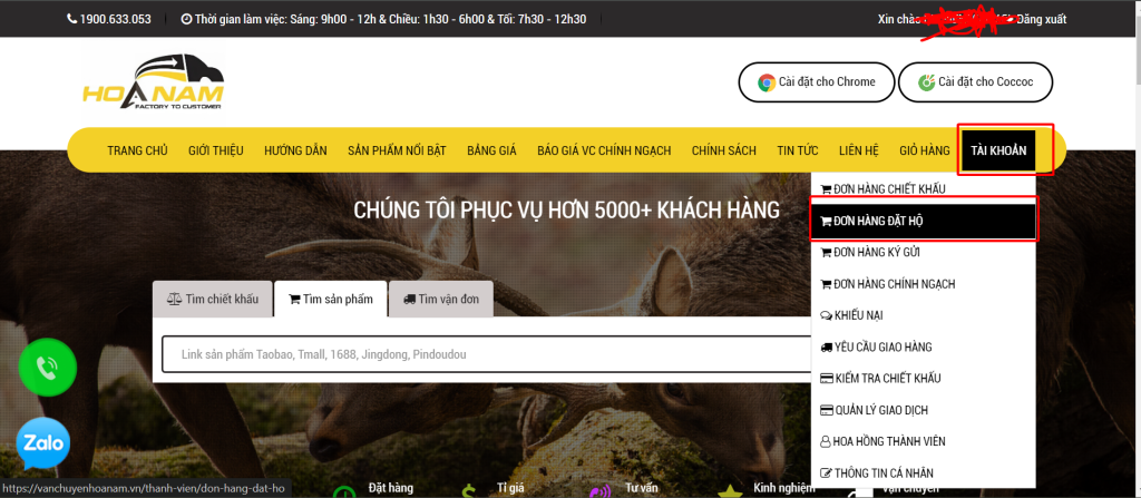 dễ dàng theo dõi, quản lí đơn hàng
