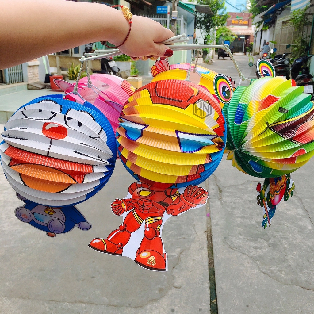 Mẫu đèn lồng trung thu mang vẻ đẹp tinh tế, sáng tạo