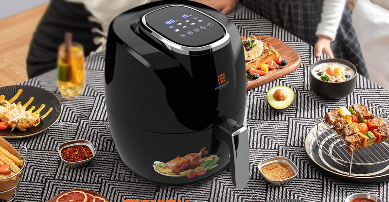 Nồi chiên không dầu ngoài bày bán tại các cửa hàng, còn được bán trên các sàn thương mại Việt Nam