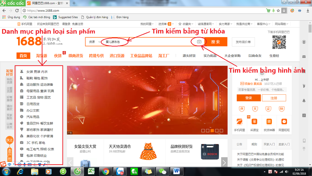 Nhập Khẩu và Kinh Doanh Đèn Sưởi Trung Quốc Các cách mua hàng qua sàn TMĐT Trung Quốc