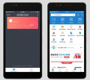 Liên kết thẻ visa vào ứng dụng Alipay để thanh toán