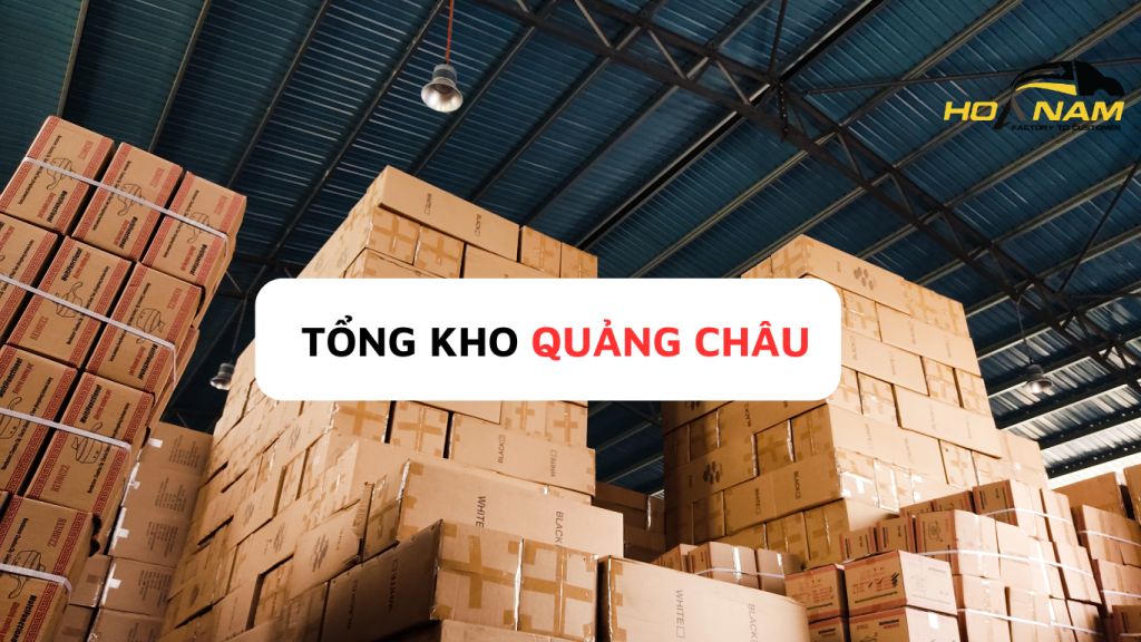 Tổng kho Quảng Châu nổi tiếng với các loại hàng hóa như thời trang
