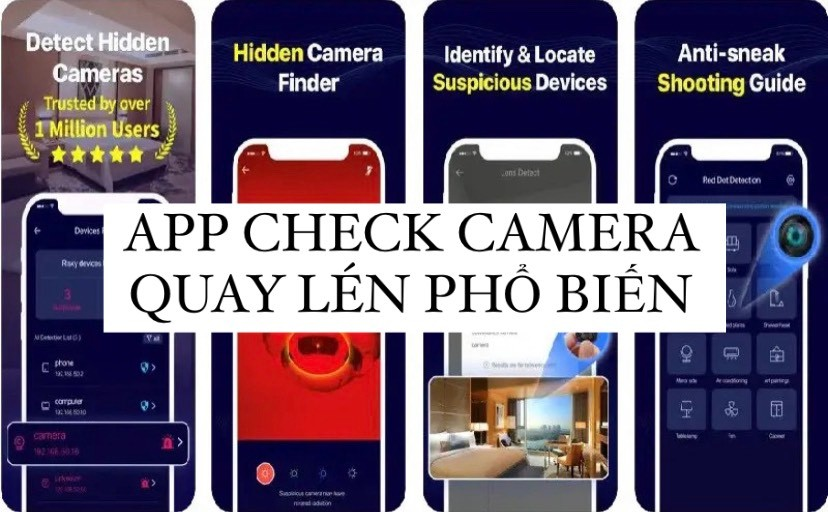 5 App Check Camera Quay Lén Phổ Biến